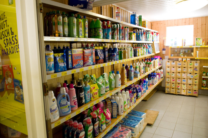 Waschmittel, Hygieneartikel im Hofladen in Sachsen